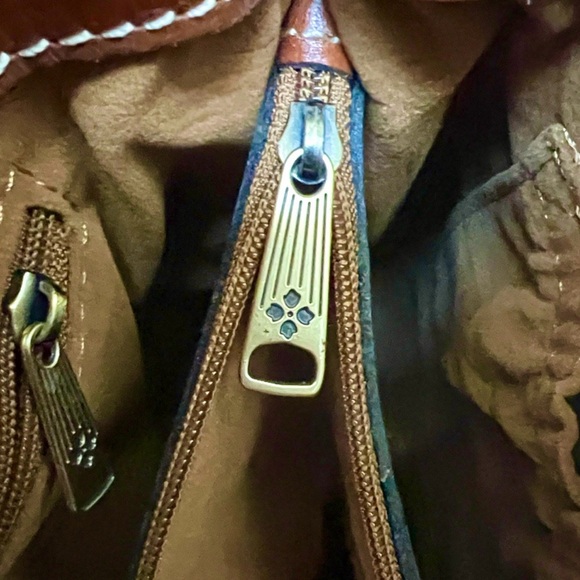 Patricia Nash Vintage Floral Leather Bag with Detachable Crossbody Strap - Picture 14 of 14